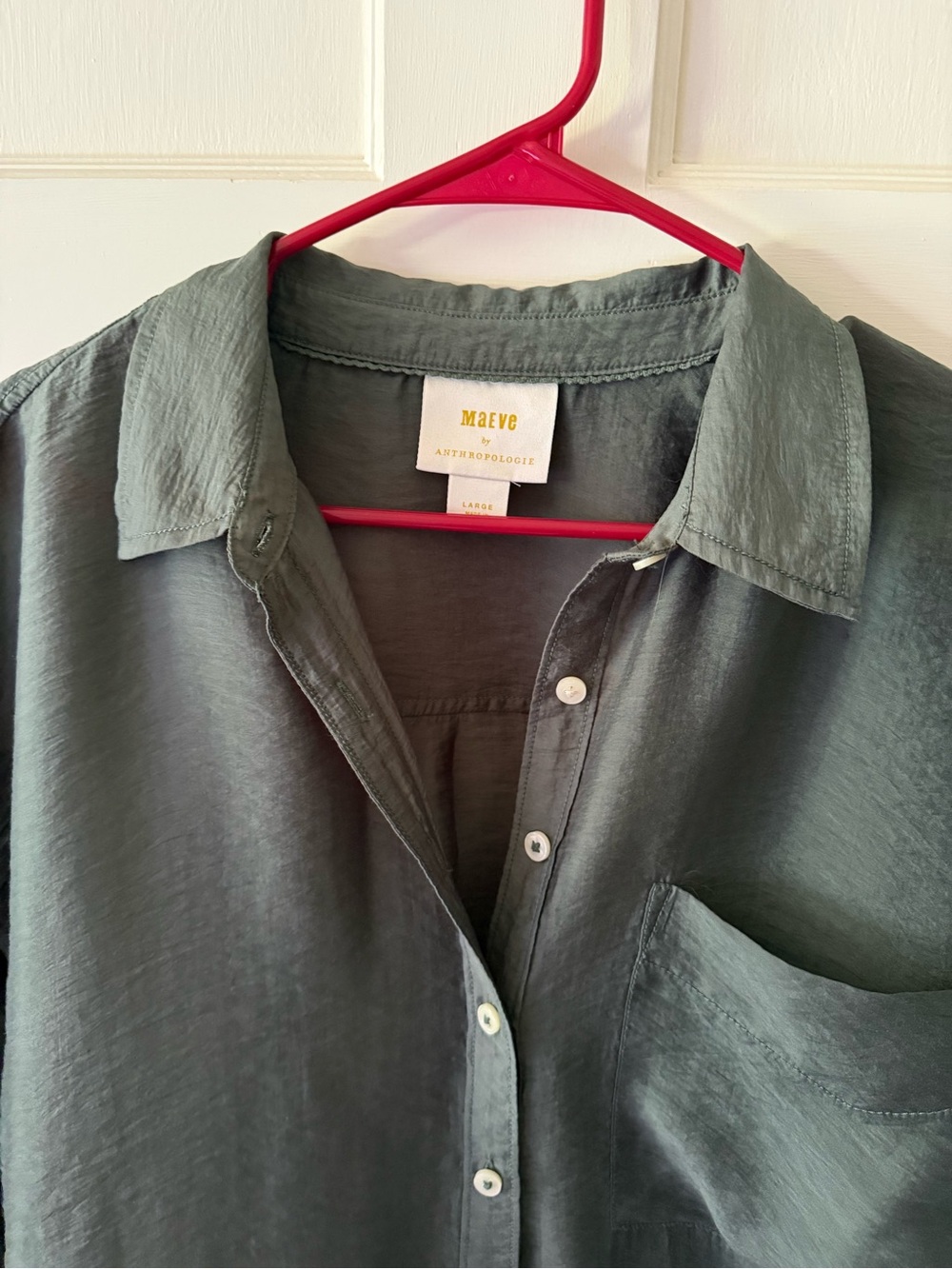 The Bennett Button Down Shirt by MAEVE Anthropologie: Sheer Edition - Picture 7 of 16
